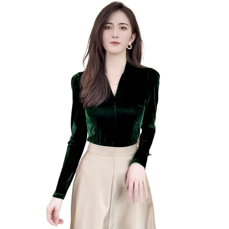 Fashion elegant V-neck long sl - đánh giá và giá V Vintage Fashion