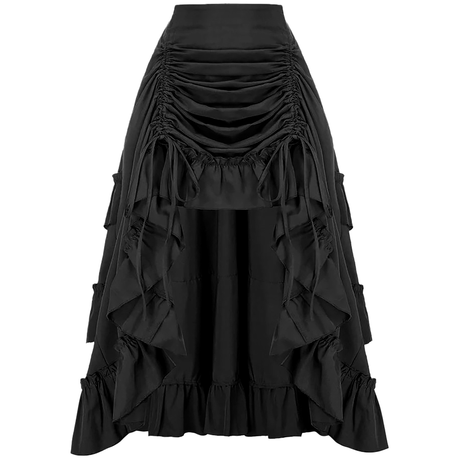 Ruffled High Waisted Long Vict - đánh giá và giá Vintage Fashion Ai