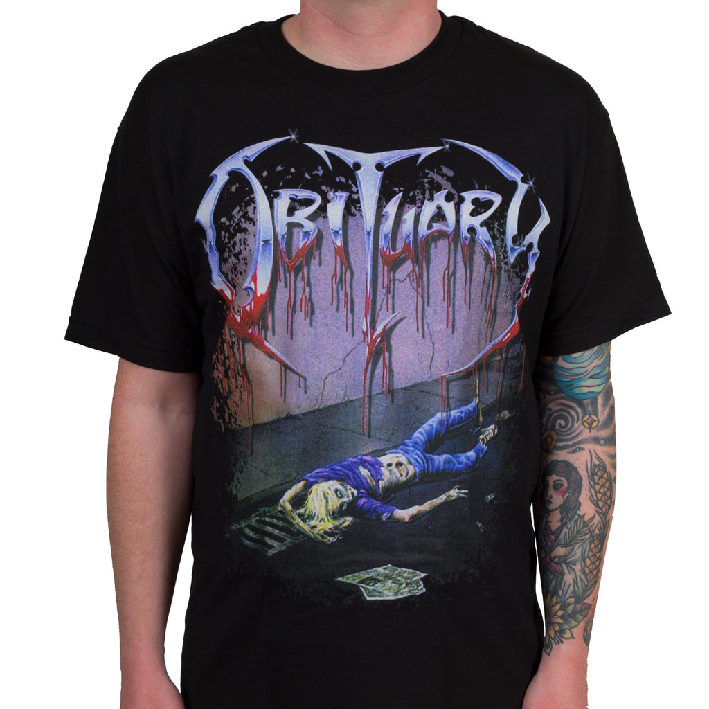 Obituary Band Graphic Cotton T - đánh giá và giá Vintage Fashion Obituaries