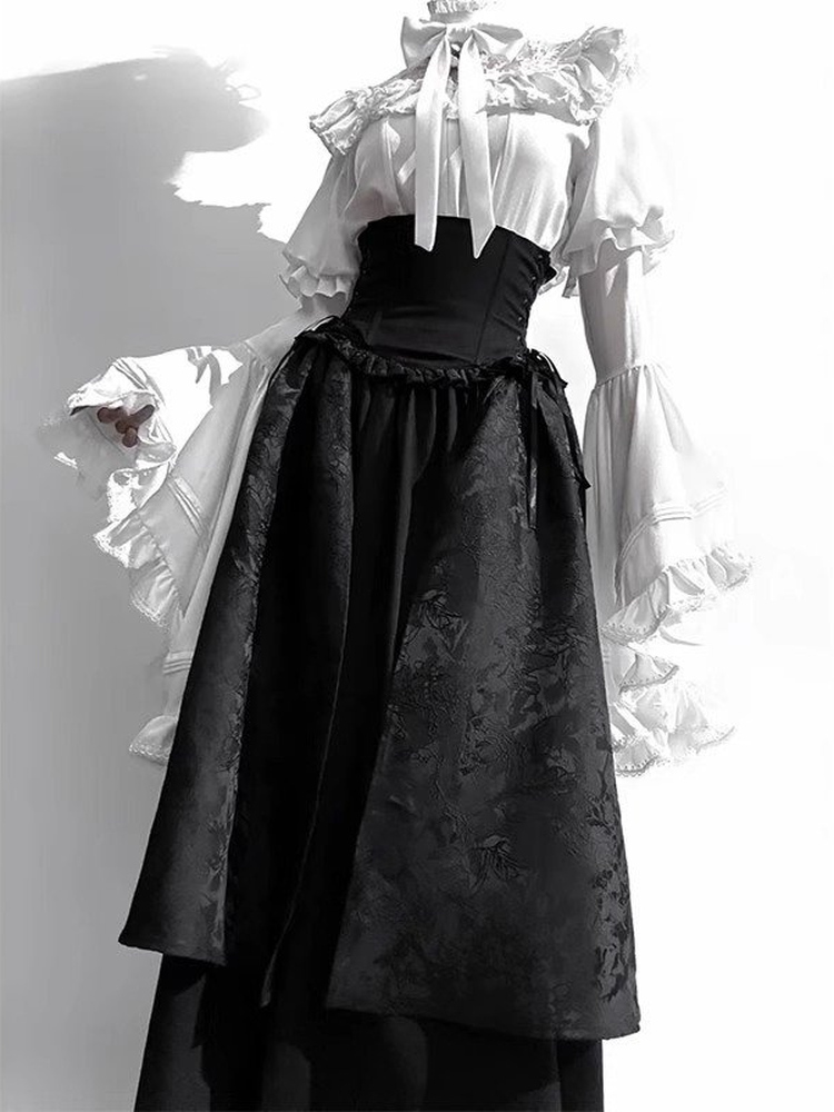 Gothic Lolita Long Skirt Set W - đánh giá và giá Vintage Fashion Theme