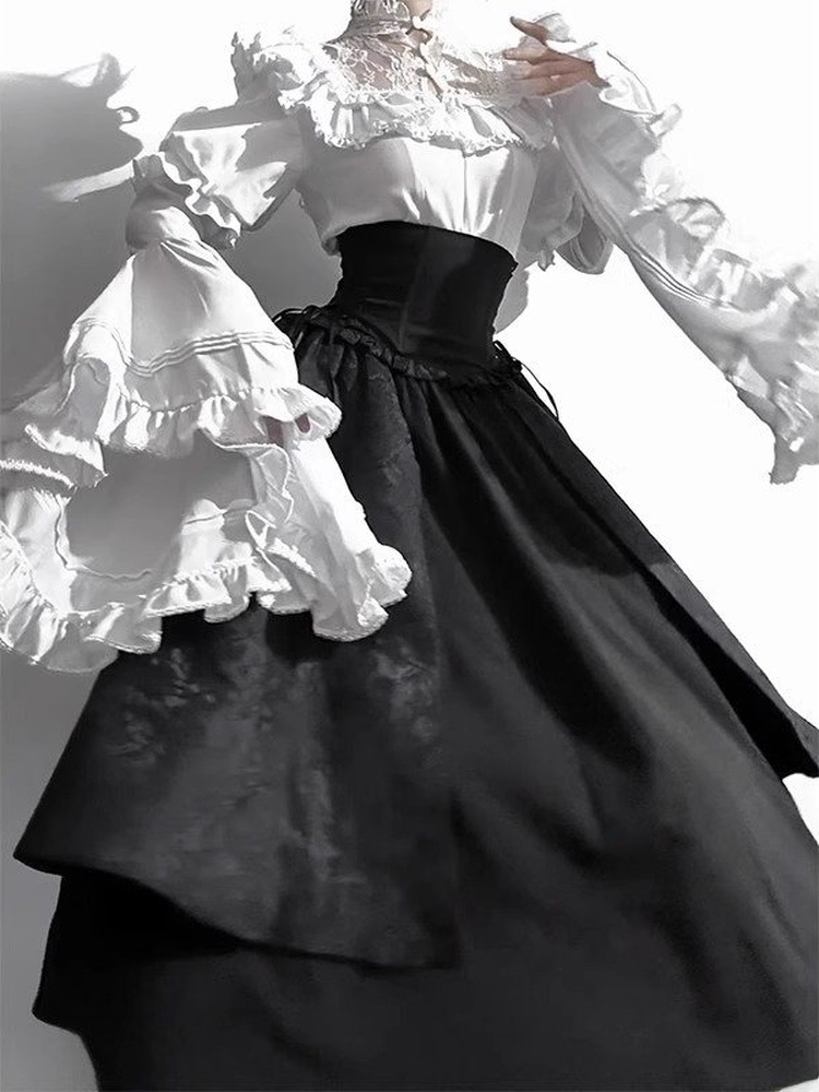Gothic Lolita Long Skirt Set W - đánh giá và giá Vintage Fashion Theme