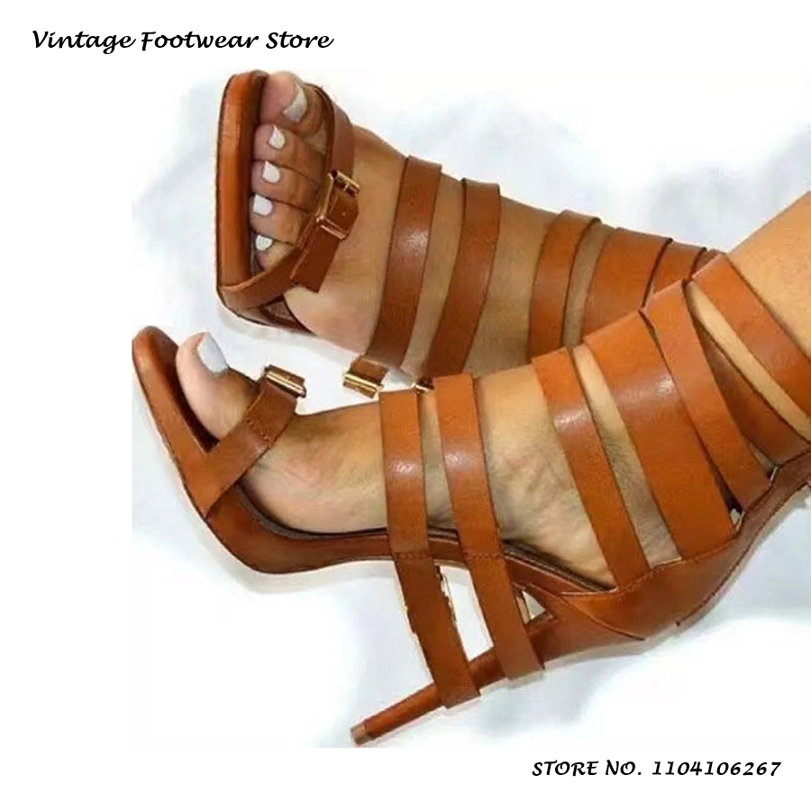 Black Gladiator Buckle Strap S - đánh giá và giá Vintage Old Fashion